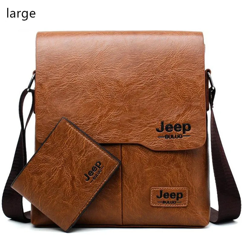 Men’s bag JEEP BULUO Men Tote Cross body Bags