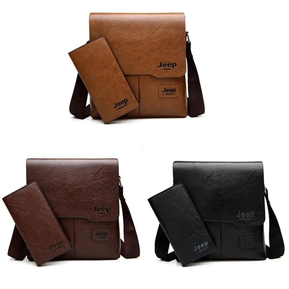 Men’s bag JEEP BULUO Men Tote Cross body Bags