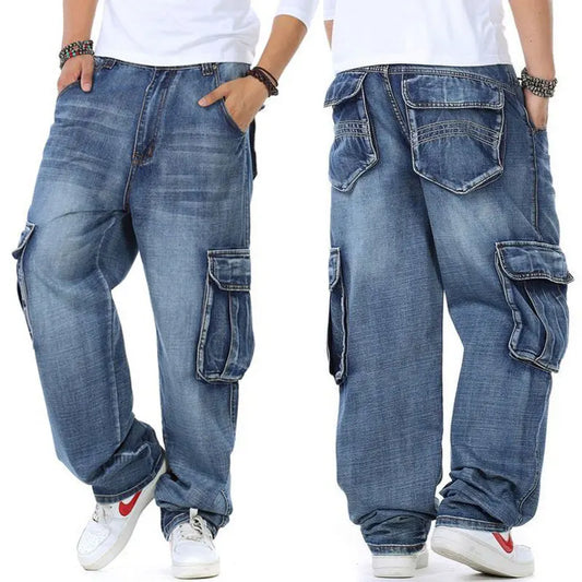 Baggy Streetwear Wide Leg Cargo