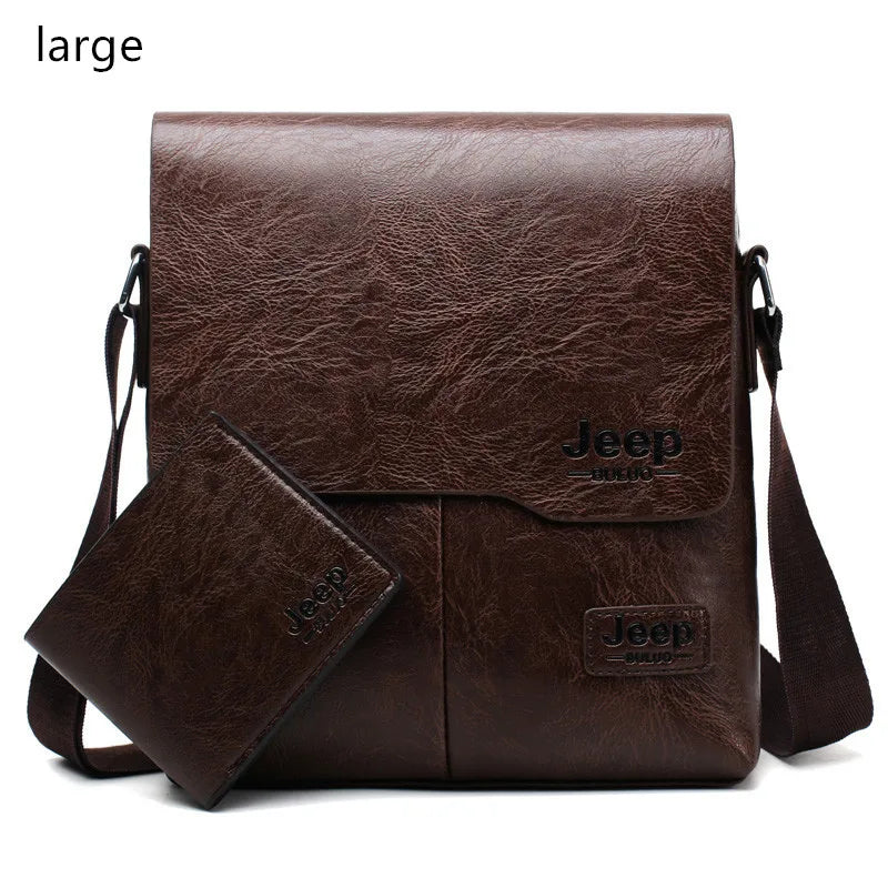 Men’s bag JEEP BULUO Men Tote Cross body Bags