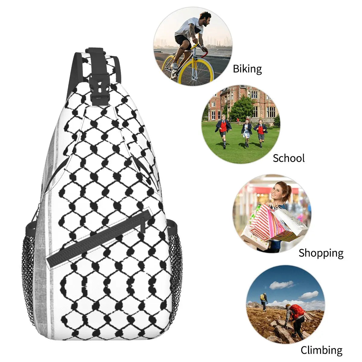 Sling Bag Printed Shoulder Backpack