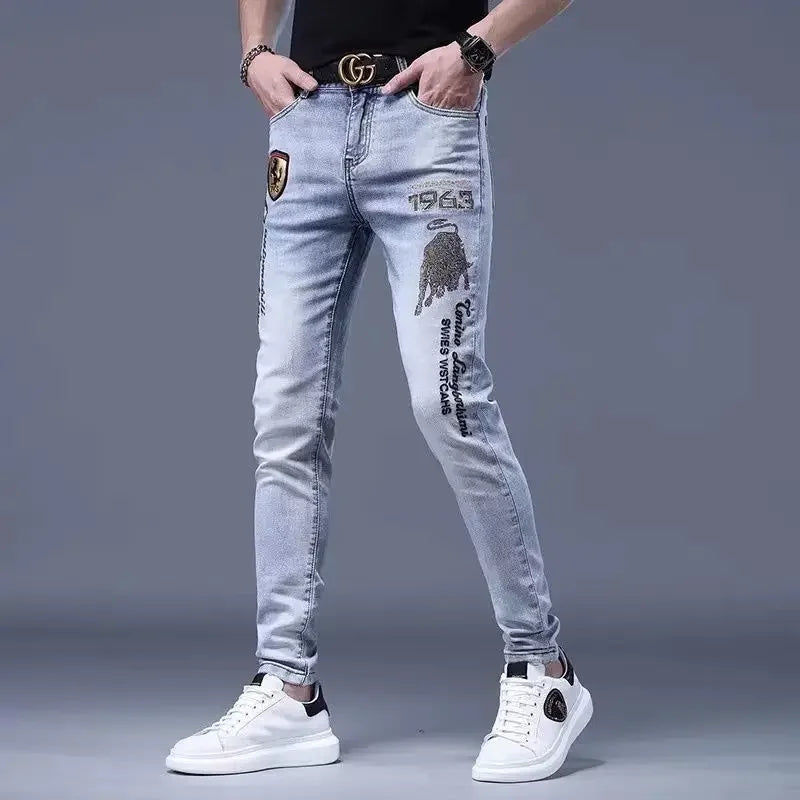 Slim Fit Denim Pants