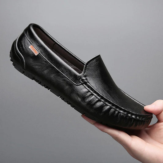 Breathable Leather Men Loafers