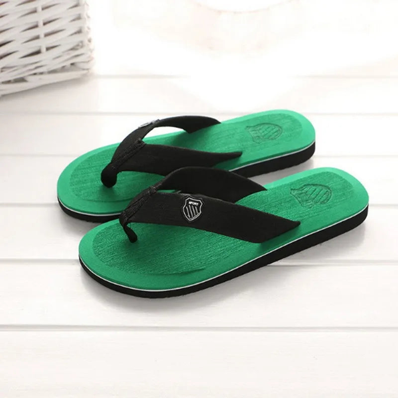 Men Slippers Big Size Summer Breathable Beach Leisure Shoes Slip On Mens Flip Flops Lightweight Soft Unisex Slipper Zapatillas