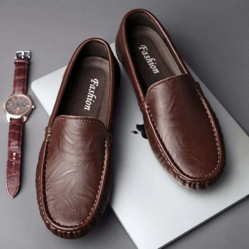 Breathable Leather Men Loafers