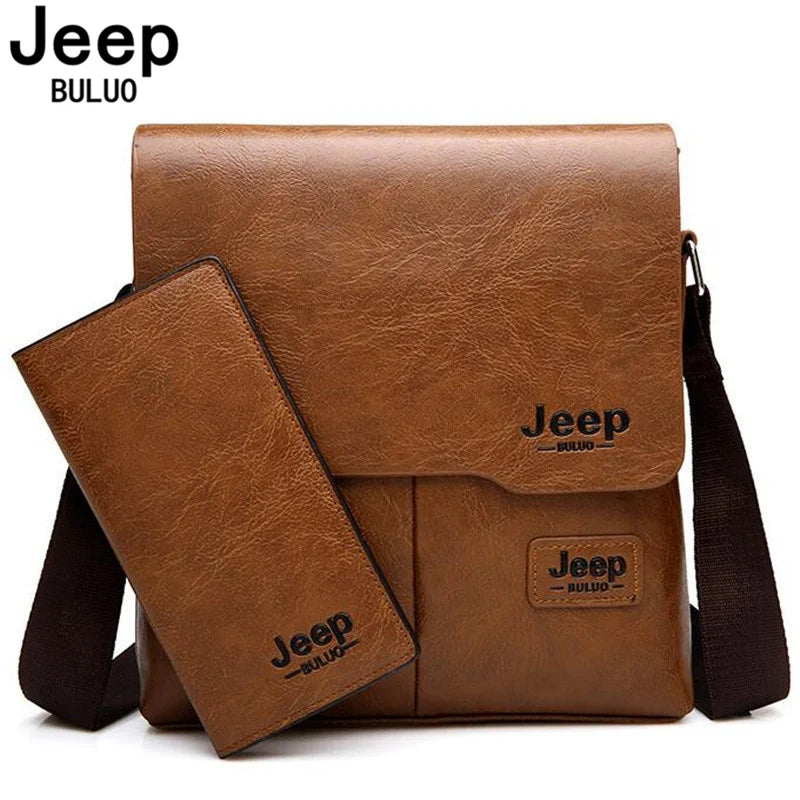 Men’s bag JEEP BULUO Men Tote Cross body Bags