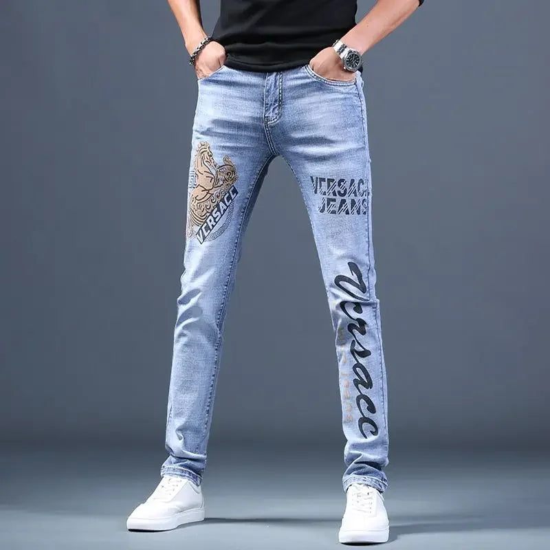 Slim Fit Denim Pants