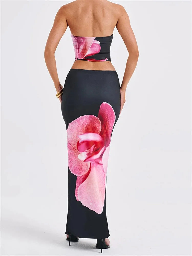 Women’s two piece skirt set