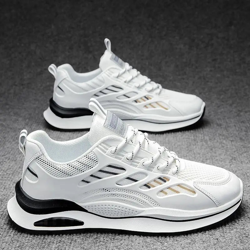 Latest Fashion Men's Sports Shoes Light Wear resistant Anti slip Running Shoes Casual White Shoes for Men zapatillas de hombre44