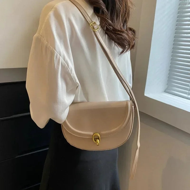 Luxury Designer PU Leather Shoulder Handbags