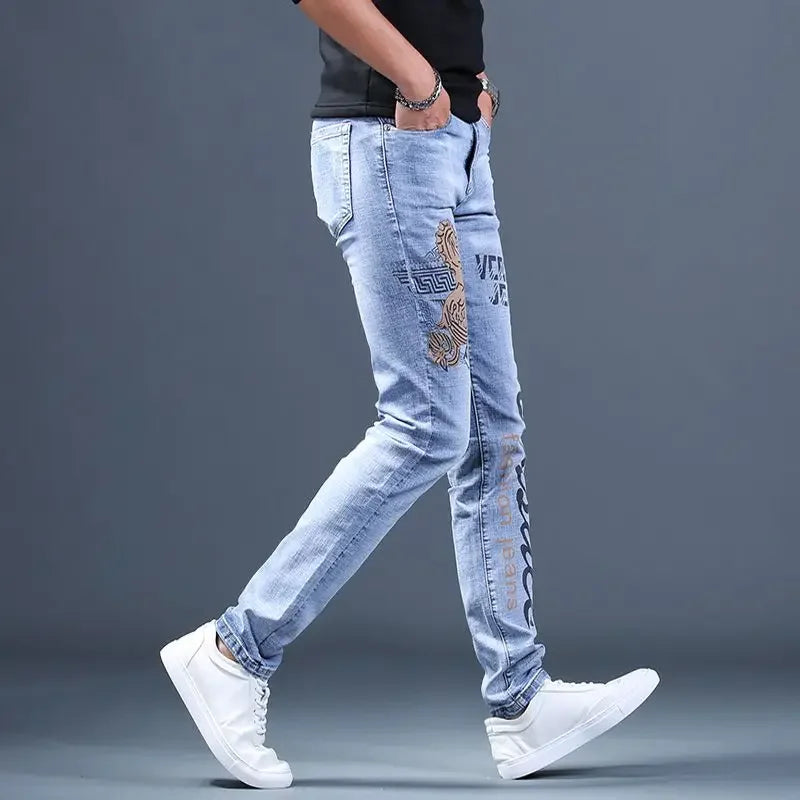 Slim Fit Denim Pants