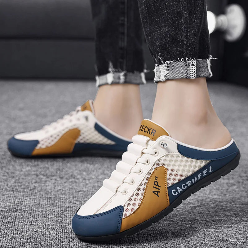 Men's New Fashionable Casual Shoes Breathable Mesh Classic Design Lightweight Comfortable Trendy and Versatile Casual Shoes