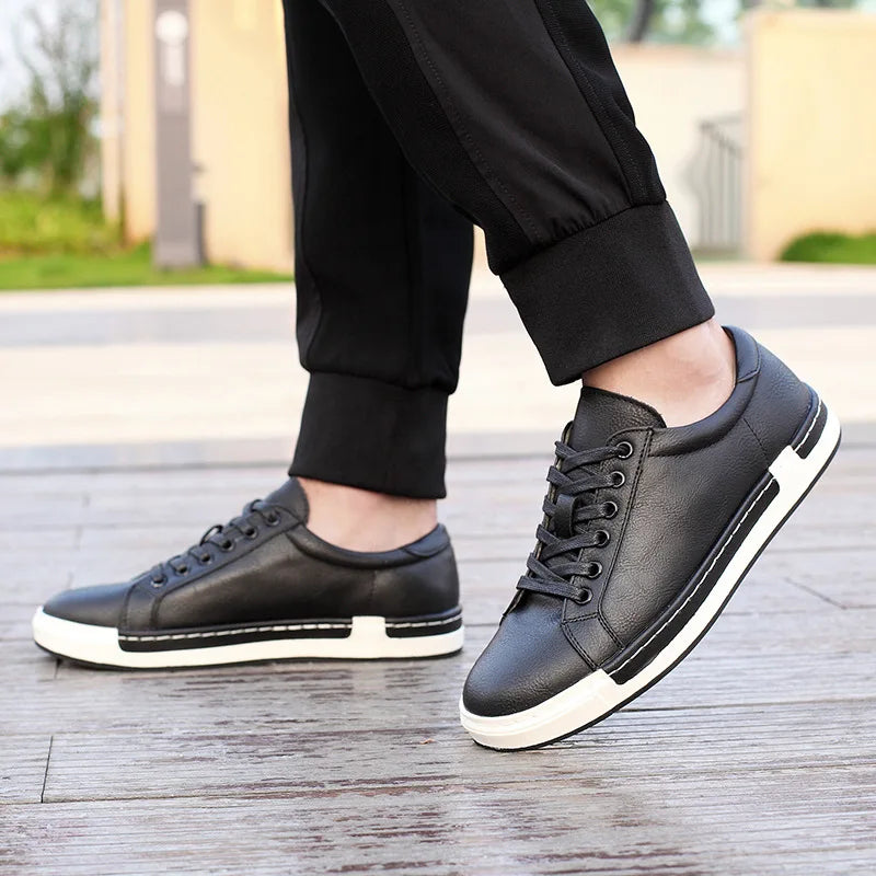 Men Leather Casual Shoes Men Sneakers  Autumn Brand Mens Suede Shoes Comfortable Flat Male Footwear Zapatillas Hombre 2024