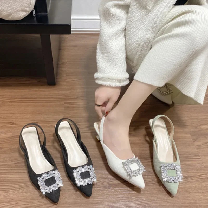 Women’s shoes Pointed Toe Rhinestone