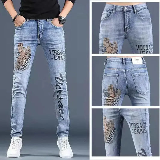 Slim Fit Denim Pants