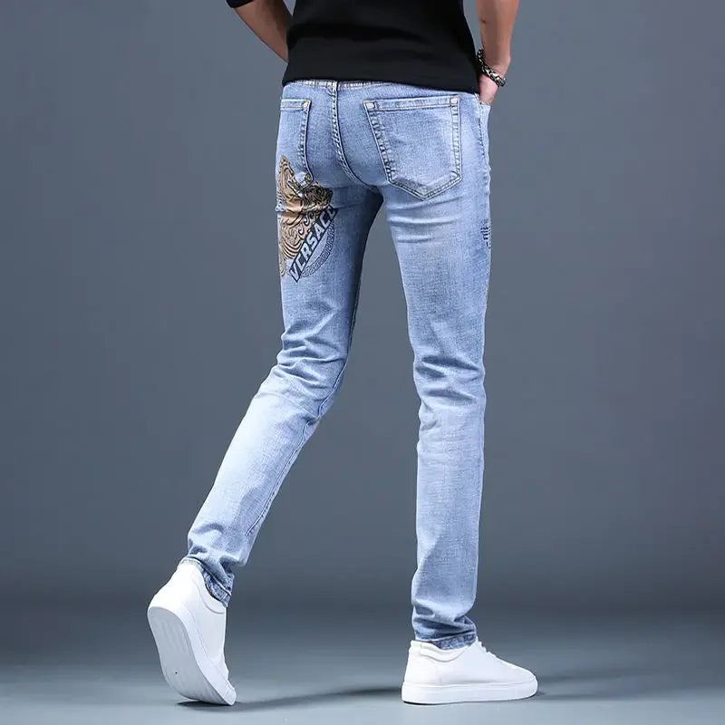 Slim Fit Denim Pants