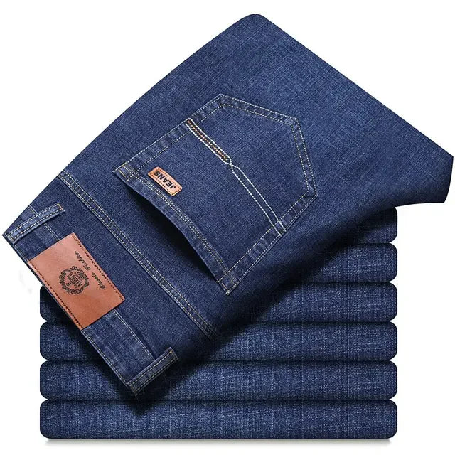 New Men Classic Jeans Jean Homme Pantalones Hombre Men Mannen Soft Black Biker Masculino Denim Overalls Mens Pants Size 30-38