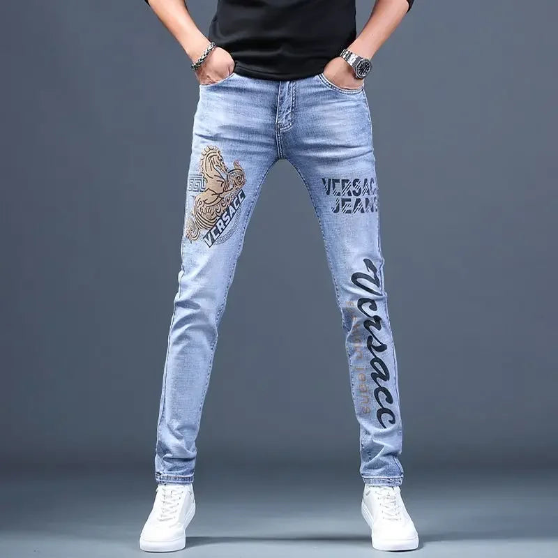 Slim Fit Denim Pants