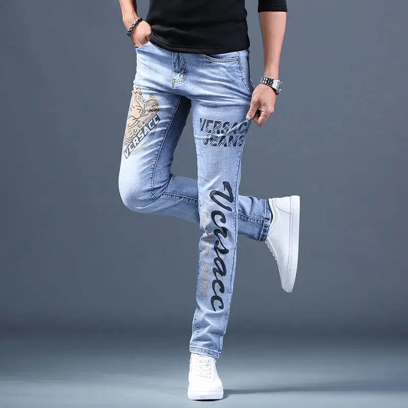 Slim Fit Denim Pants